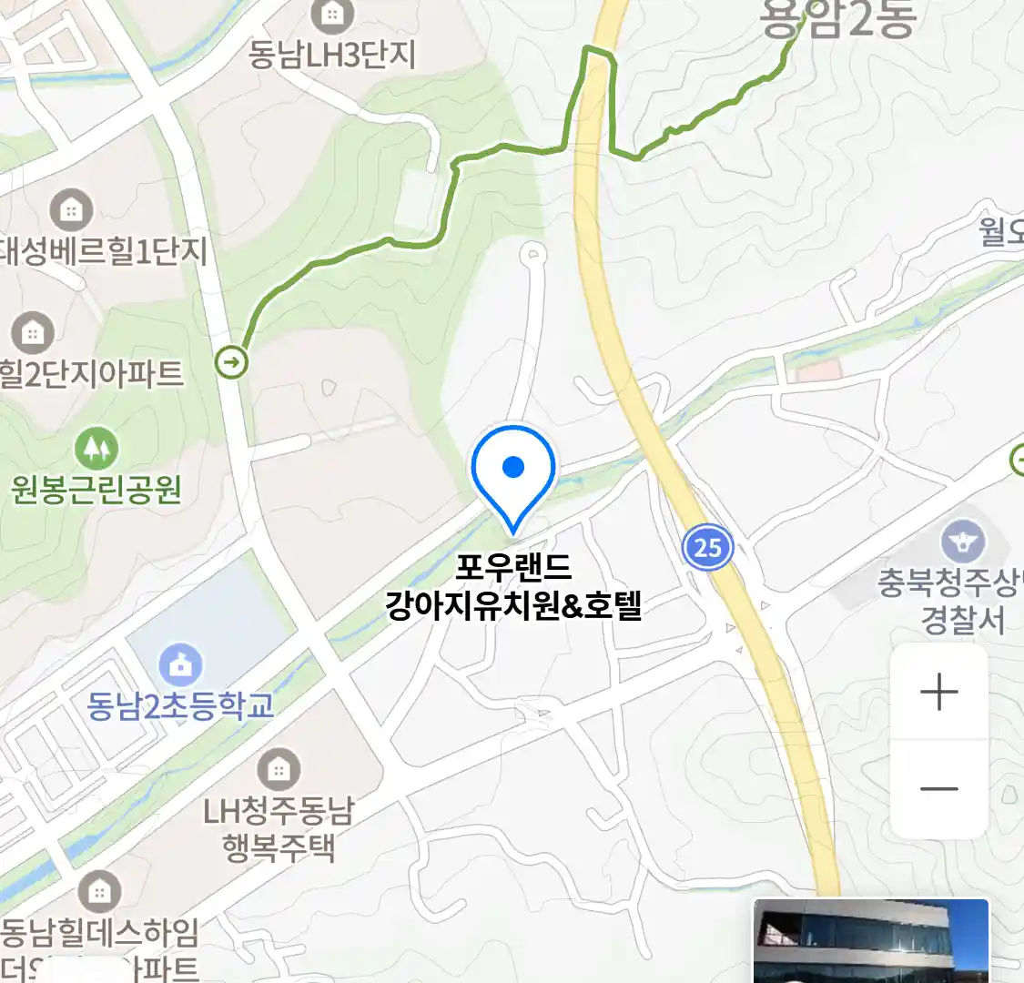 포우랜드 강아지유치원&호텔 위치