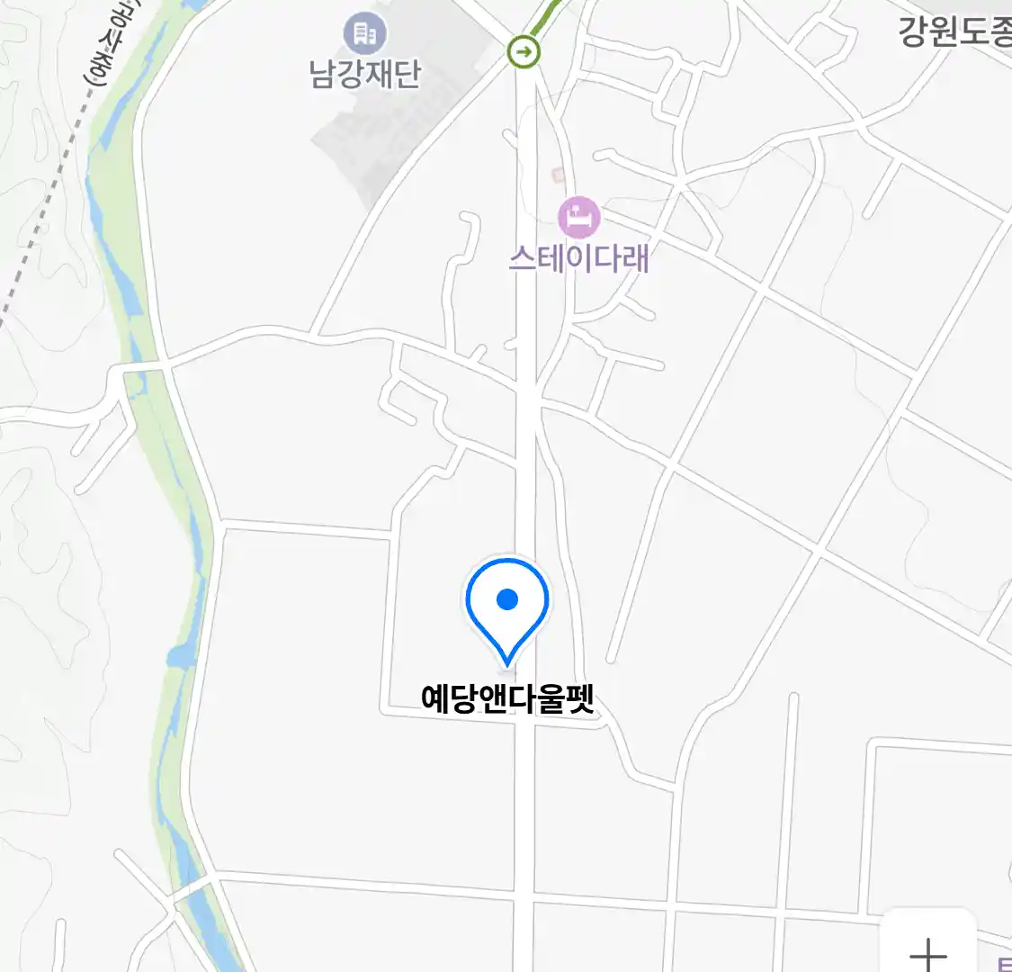 예당앤다울펫 위치