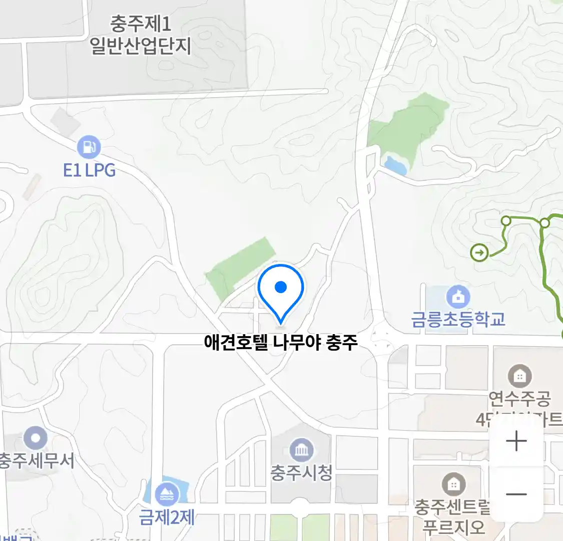 애견호텔 나무야 충주 위치