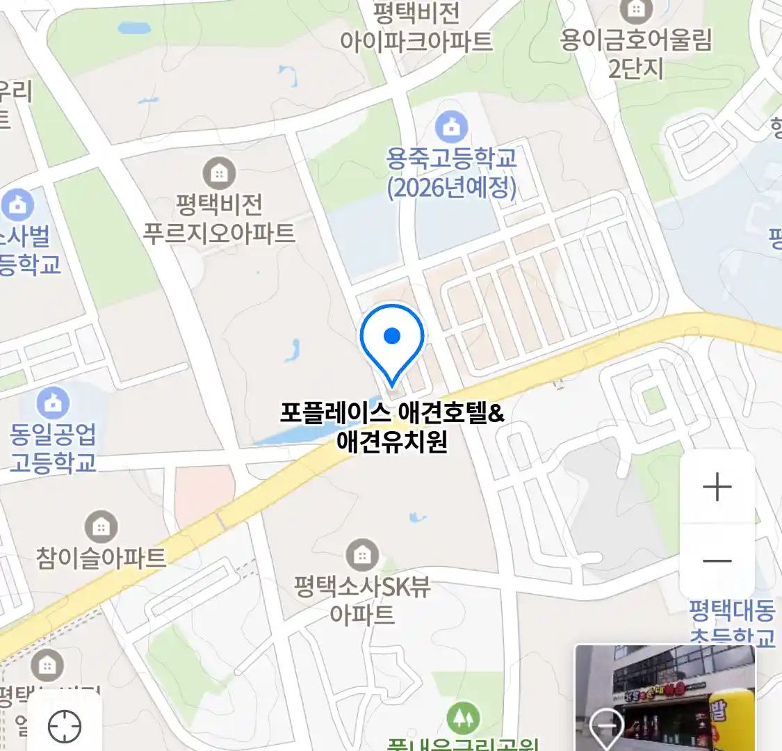 포플레이스 애견호텔&애견유치원 위치